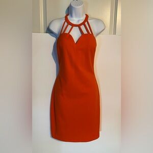 Elegant Orange Dress